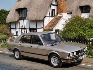 1986 BMW 525e Auto E28. ONE OWNER, FULL SERVICE HISTORY SOLD