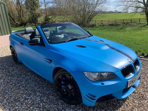 2009 STUNNING  WRAPPED  ICE  BLUE  M3  CONVERTIBLE  SOLD