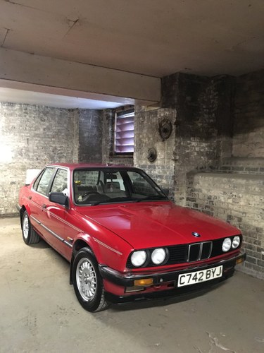 1985 BMW E30 323i Red Coupe Automatic Low Milage VENDUTO