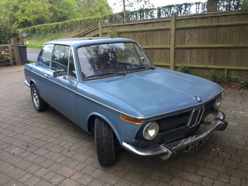 1975 BMW 2002 Lux - Project Car For Sale
