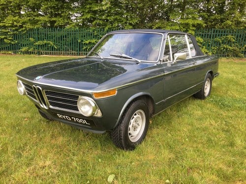 1973 BMW 2002 Targa - one of only 94 RHD for the UK SOLD