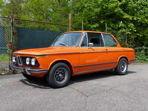 1973 splendid and original BMW 2002 tii, 28000 mi SOLD