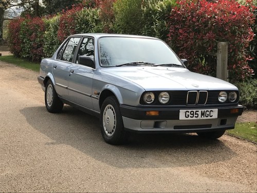 1989 BMW 316i E30 4 Door Auto 61,800 miles VENDUTO