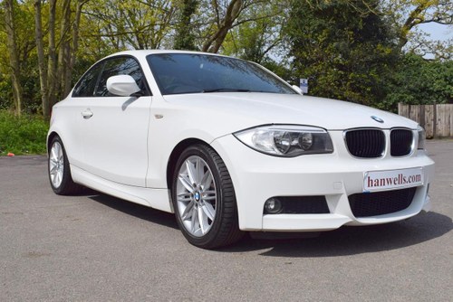 2012/12 BMW 118D M Sport 2 Door Coupé Six Speed in White In vendita