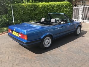 1992 E30 Convertible - Neon Blue For Sale