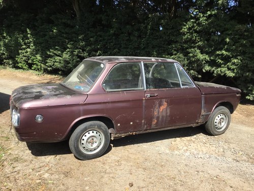1975 BMW 1602 2 Door Saloon - ideal race turbo shell For Sale