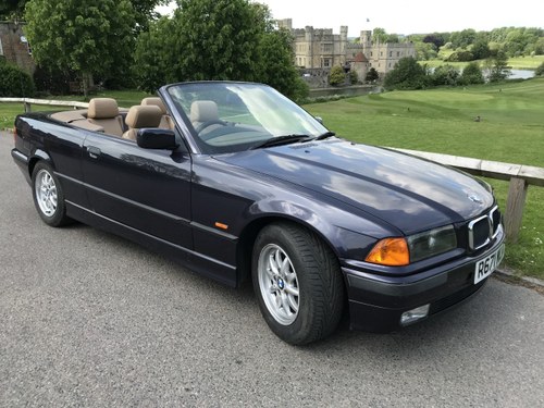 1998 BMW 323i convertible E36 low miles new MOT In vendita