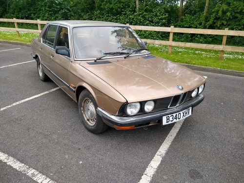 1984 BMW 525 E Park Lane and one lady owner from new In vendita all'asta