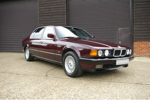 1994 BMW E32 740iL V8 Exclusive Edition LWB LHD (36,181 miles) SOLD