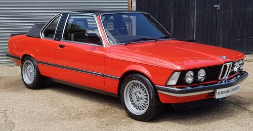 1981 Superb E21 323i manual Baur Convertible - Ready to show  For Sale
