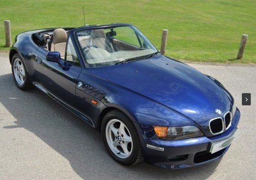 1998 BMW E36 Z3 2.8 Roadster Manual finished in Montreal Blue For Sale