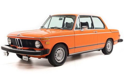 1975 BMW 2002  = low 24.7k miles 320 Engine Orange $22.5k For Sale