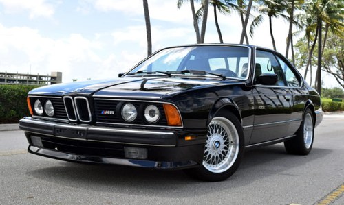 1988 BMW M6 = clean Black(~)Grey 5 speed BBS  $36.5k For Sale