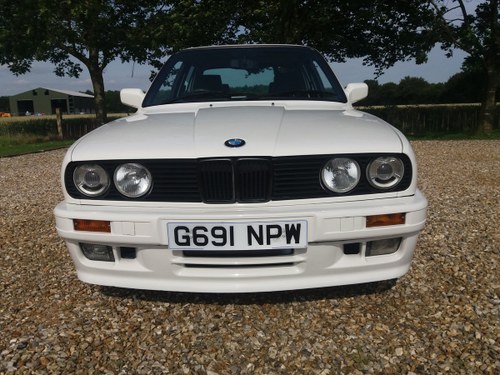 1989 BMW 325i M-tech 2 Alpine white 3 owners Full MOT In vendita