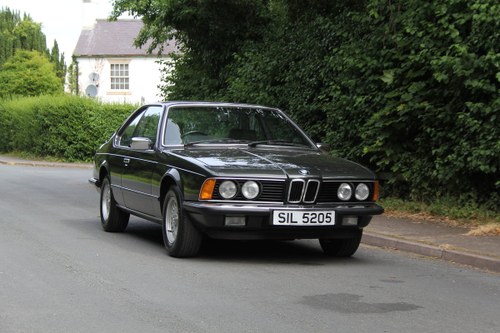 1983 BMW 628CSI - 1 lady owner 33 years, full BMW service history VENDUTO