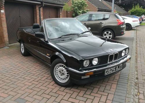 1989 BMW E30 320i Convertible £7,000 - £9,000 In vendita all'asta