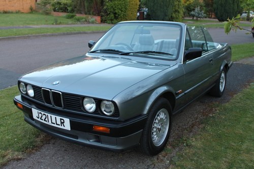 1991 BMW 3 series E30 318i Cabriolet low milage In vendita