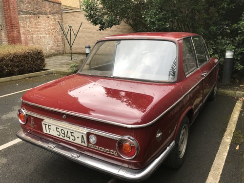 BMW 2002 tii 1972 Roundie For Sale