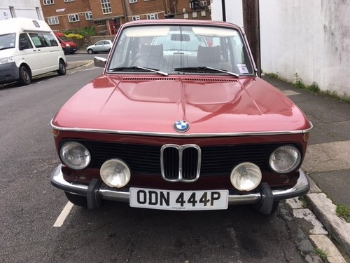 1975 BMW Classic 2002 Tii Luxury Model. For Sale
