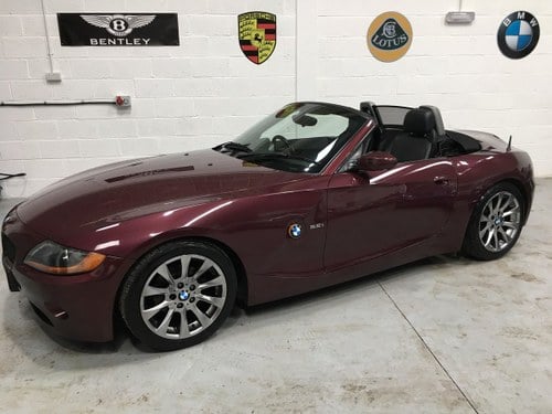 2003 BMW Z4 Roadster, 2.5 Manual stunning colour/wheels SOLD