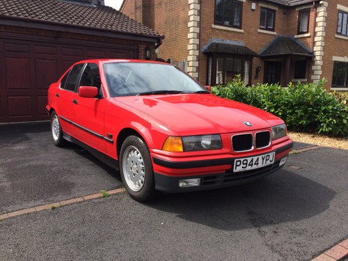 1996 E36 BMW 316i SE - GENUINE 61200 MILES. RED. MANUAL SOLD