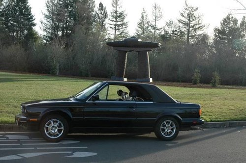 1991 BMW E30 5 SPD Rare HardTop Convertible Black Rebuilt $9.5k For Sale