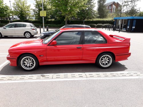1990 BMW E30 M3, Brilliant red. For Sale