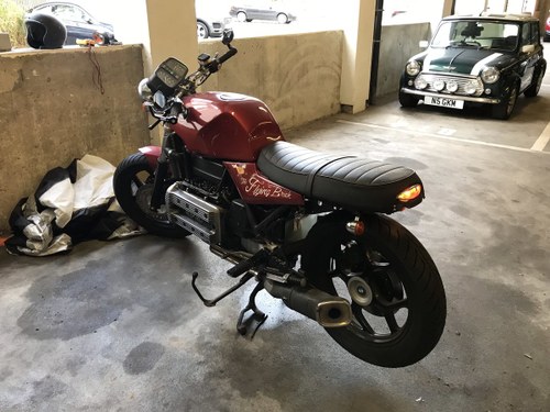 1986 BMW K100 Cafe Racer with custom paint job For Sale