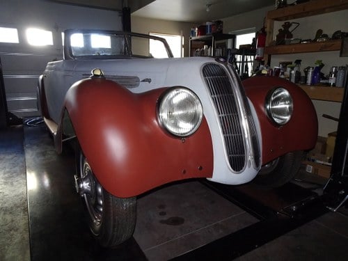 1938 BMW Certificate. In Primer. OZ80 Matching Numbers. For Sale