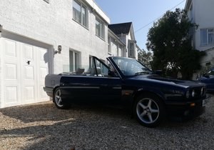 1992 BMW 320I E30 Mauritius Pearl Blue (40,028 miles) In vendita