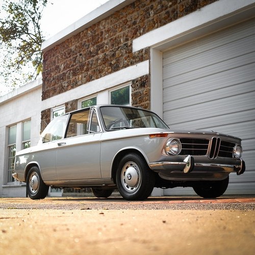 1968 BMW 2002 Coupe Roundie clean Silver(~)Black 38k miles For Sale