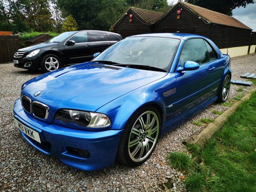 2003 BMW m3 csl spec, convertible, estoril blue For Sale