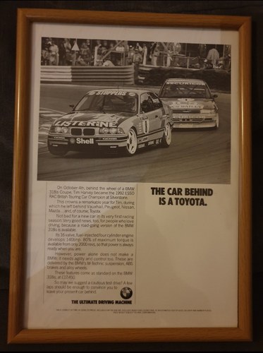 1992 BMW 318is Advert Original  SOLD