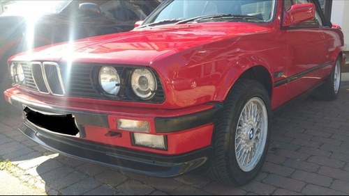 1989 BMW 325i Convertible Red Auto In vendita