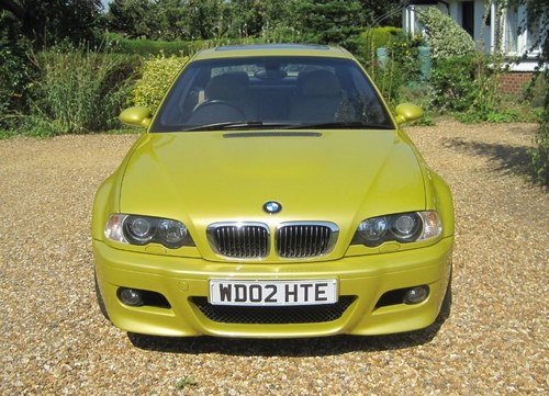 2002 SMG M3 Coupe Phoenix Yellow In vendita