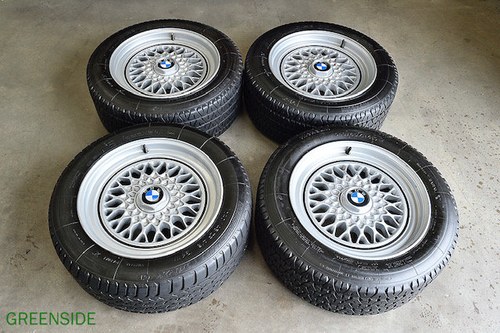 1989 Bmw M6/635 set of used Rare wheels and tyres In vendita