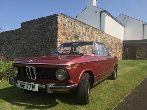 1975 bmw 2002 targa 2 owner number 047 For Sale
