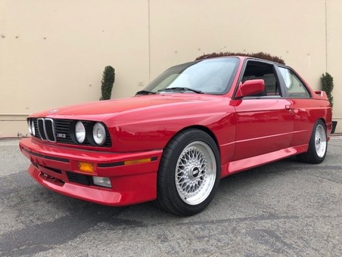 1988 BMW E30 M3 Coupe = Clean Red(~)Black Manual $48.5 For Sale