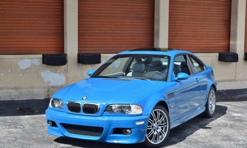 2001 BMW M3 E46 6 Speed Manual Original Laguna Seca Blue In vendita