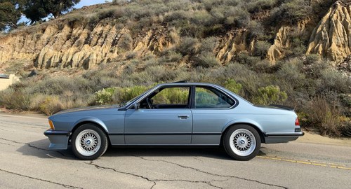 1985 BMW M 635CSi  Euro-specs 286-HP M Cosmo Blue low miles  In vendita