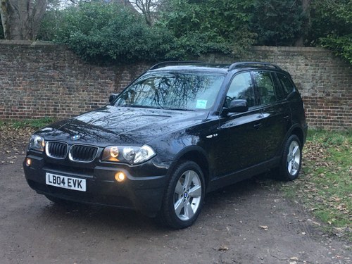 2004 Provisionally Sold BMW X3 Auto 1 owner full spec SOLD