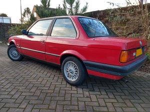 1989 BMW E30 316i Coupe Zinnobar Red For Sale