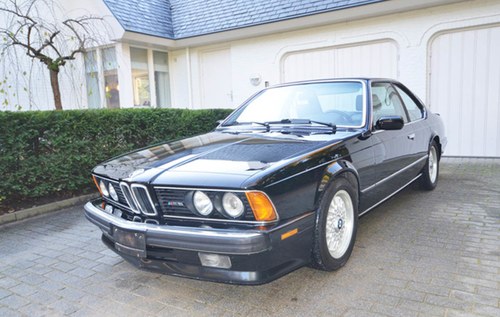 1988 BMW M6 17 Jan 2020 In vendita all'asta
