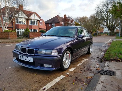1996 BMW e36 M3 Techno Violet Saloon SOLD