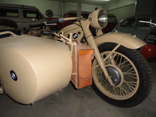 1939 BMW R12 militar motorcycle with SIDE CAR For Sale