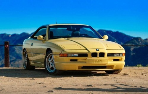 1995 BMW 850 CSi = clean and solid driver Yellow(~)Black For Sale