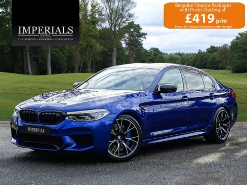 2019 BMW  M5  COMPETITION PACK SALOON AUTO  63,948 For Sale