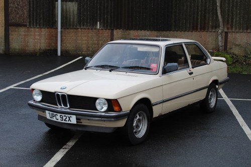 BMW 316 Auto 1982 - to be auctioned 31-01-20 For Sale by Auction