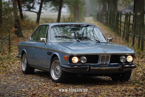1972 BMW 3.0 CSi in fjord blue VENDUTO