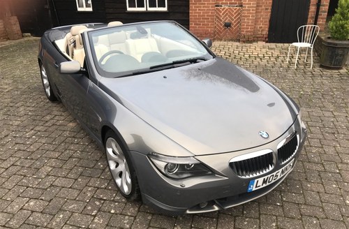 2005 BMW 630 Convertible For Sale by Auction